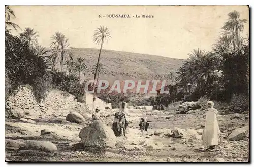 Algerie Cartes postales Bou Saada La riviere (ane donkey)