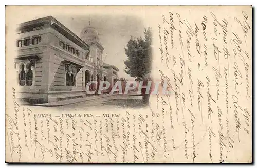 Algerie Cartes postales Biskra L&#39hotel de ville