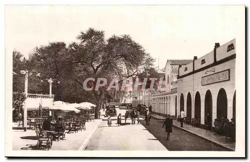 Algerie Cartes postales Biskra le cafe glacier