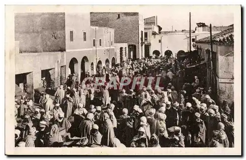 Algerie Cartes postales Biskra Le marche aux dattes