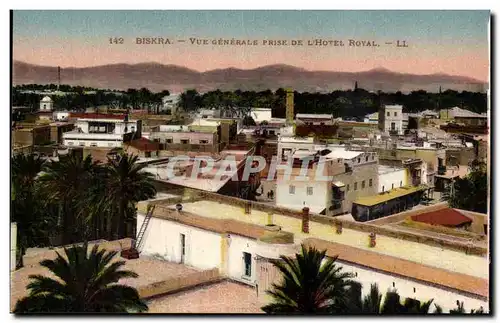 Constantine - Algerie - Algeria - Afrique - Africa - Biskra - Vue Generale prise de l&#39Hotel Royal