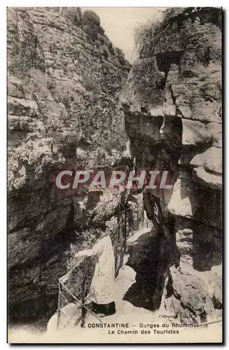 Constantine - Algerie - Afrique - Gorges du Rhummel - Le Chemin des Touriste - enfant - Cartes postales