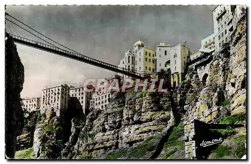 Constantine - Algerie - Afrique - la Passerelle Perragaud et la Medersa - Cartes postales