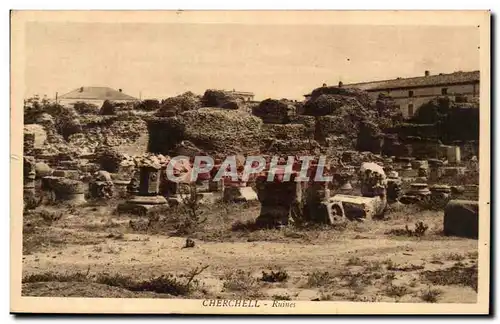 Algerie Ansichtskarte AK Cherchelle Ruines