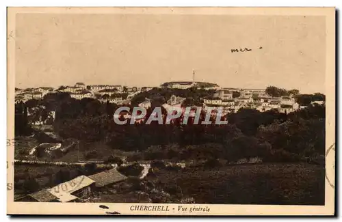 Algerie Cartes postales Cherchell Vue generale