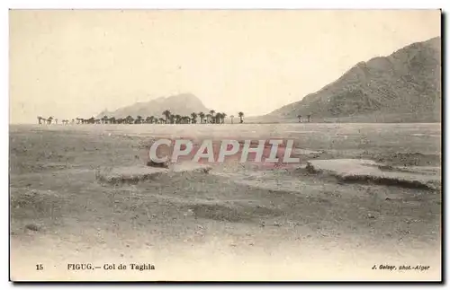 Algerie Cartes postales Figug Col de Taghia