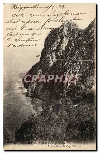 Algerie Cartes postales Bougie Corniche du Cap Carvon L&#39extremite du CAp Noir