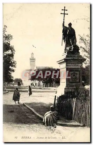 Algerie Biskra Constantine Ansichtskarte AK Avenue de la croix