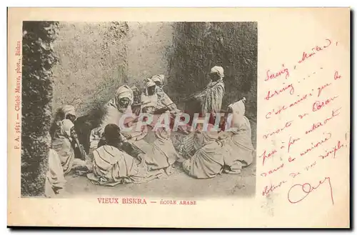 Algerie Biskra Constantine Cartes postales Ecole arabe