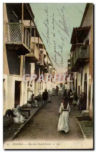 Algerie Biskra Constantine Cartes postales Rue des Ouled Nails