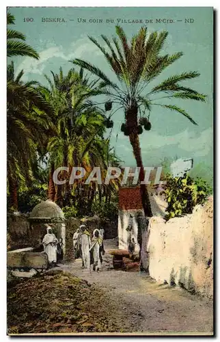 Algerie Biskra Constantine Cartes postales Un coin du village de M Cid