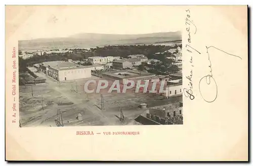 Algerie Ansichtskarte AK Biskra Constantine Vue panoramique