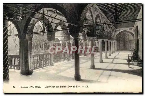 Algerie Ansichtskarte AK Biskra Constantine Interieur du palais Dar El Bey