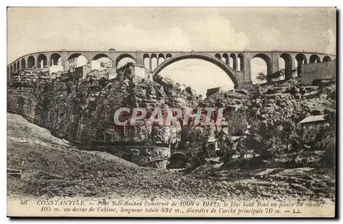 Algerie Cartes postales Biskra Constantine Pont Sidi Rached