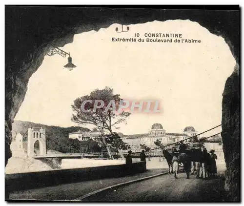 Algerie Constantine Cartes postales Extremite du boulevard de l'Abime