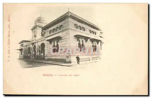 Algerie Constantine Cartes postales Biskra Hotel de ville