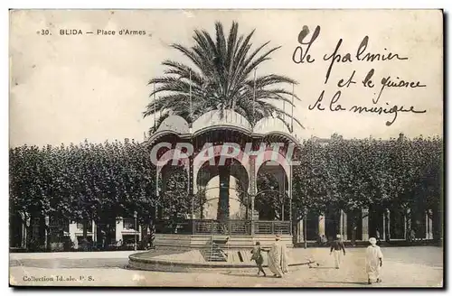 Algerie Cartes postales Blida Place d'armes