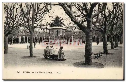 Algerie Cartes postales Blida La place d&#39armes