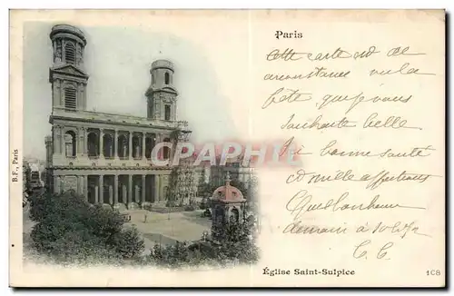 Paris Cartes postales Eglise Saint Sulpice