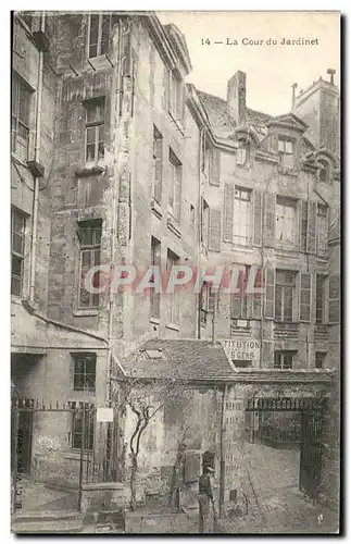 Paris Cartes postales la cour du Jardinet