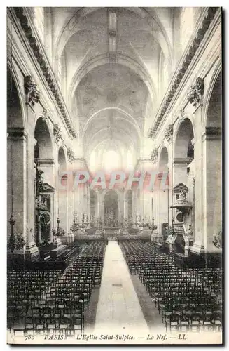 Paris Cartes postales Eglise Saint Sulpice