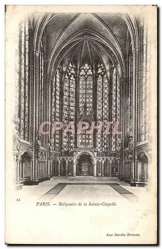 Paris Ansichtskarte AK Reliquaire de la Sainte Chapelle