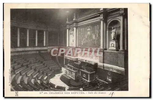 Paris Ansichtskarte AK Chambre des deputes SAlle des seances