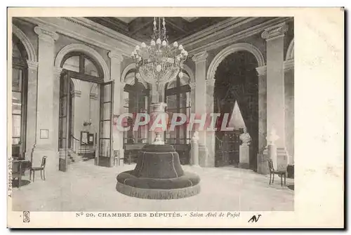 Paris Cartes postales Chambre des deputes Salon Abel de Pujol