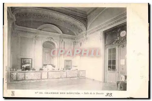 Paris Cartes postales Chambre des deputes Salle de la buvette