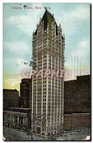 Etats Unis New York Cartes postales Liberty tower