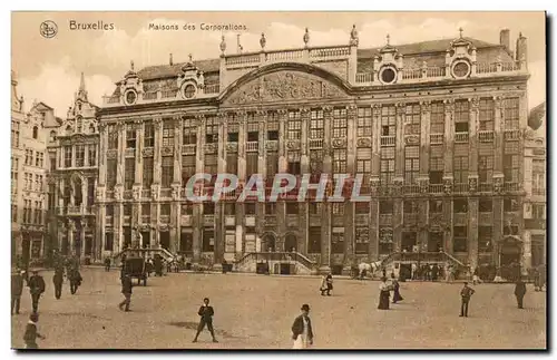 Belgie Belgique Bruxelles Cartes postales Maison des Corporations