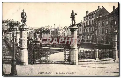 Belgie Belgique Bruxelles Ansichtskarte AK Le square d&#39Arenberg