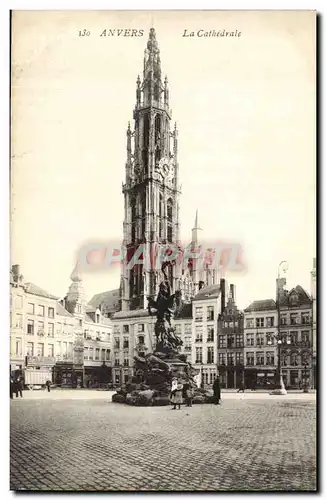 Belgie Belgique Anvers Cartes postales La cathedrale