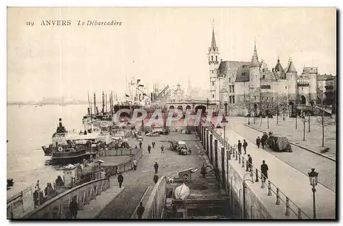 Belgie Belgique Anvers Cartes postales Le debarcadere
