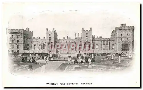 Grande Bretagne London Londres Cartes postales Windsor Castle East Terrace