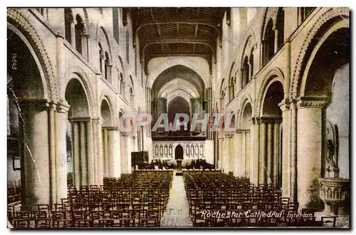 Grande Bretagne Cartes postales Rochester Cathedral Interiori