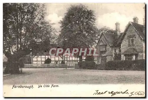 Grande Bretagne Cartes postales ye olde farm Farnborough