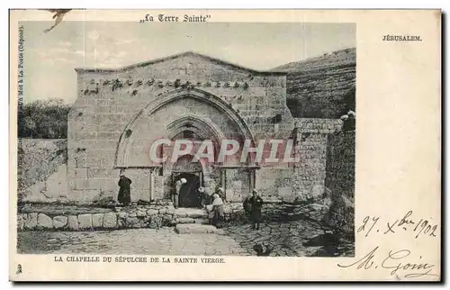 Israel Jerusalem Cartes postales La chapelle du saint sepulcre de la sainte vierge