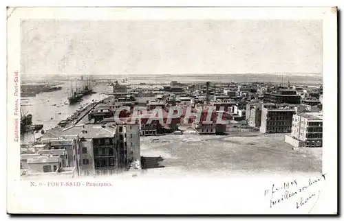 Port Said Ansichtskarte AK Panorama (Egypte Egypt)