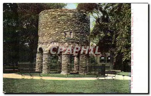 Grande Bretagne Cartes postales Old stone Mill Touro park Newport