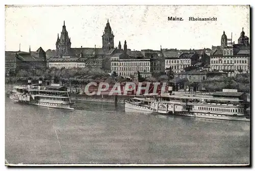 Cartes postales Mainz Rheinansicht