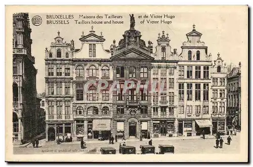 Belgie Belgique Bruxelles Ansichtskarte AK MAison des tailleurs et de Victor Hugo