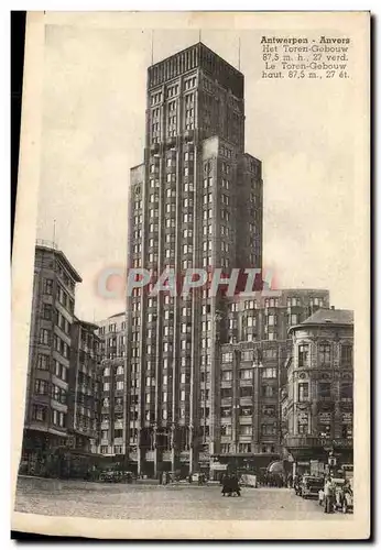 Belgique Belgie Anvers Het Roren Gebouw