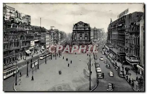 Bruxelles Ansichtskarte AK La place de Brouchere