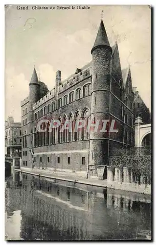 Belgique Gand Cartes postales Chateau de Gerard le diable