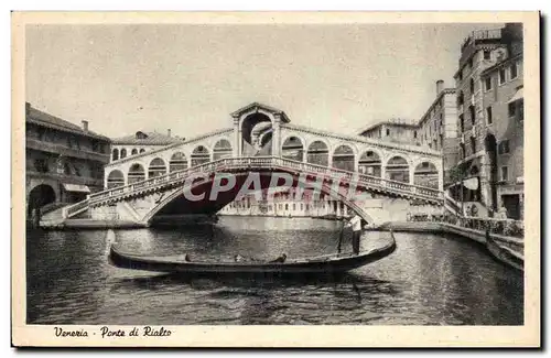 Italie Italia Venezia Ansichtskarte AK Ponte di Rialto