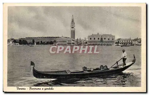 Italie Italia Venezia Cartes postales Panoram el gondola