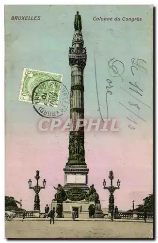 Belgique Bruxelles Cartes postales Colonne du congres