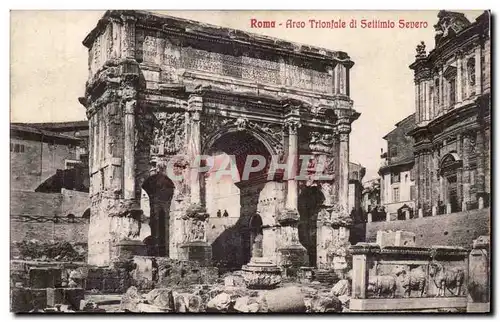 Italie Italia Roma Cartes postales Arco triomfale di Settimio Severo