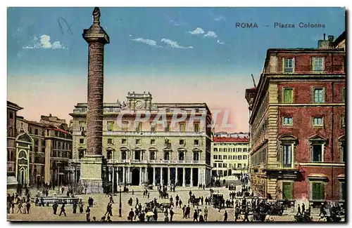 Italie Italia Roma Cartes postales Plazza Colonna